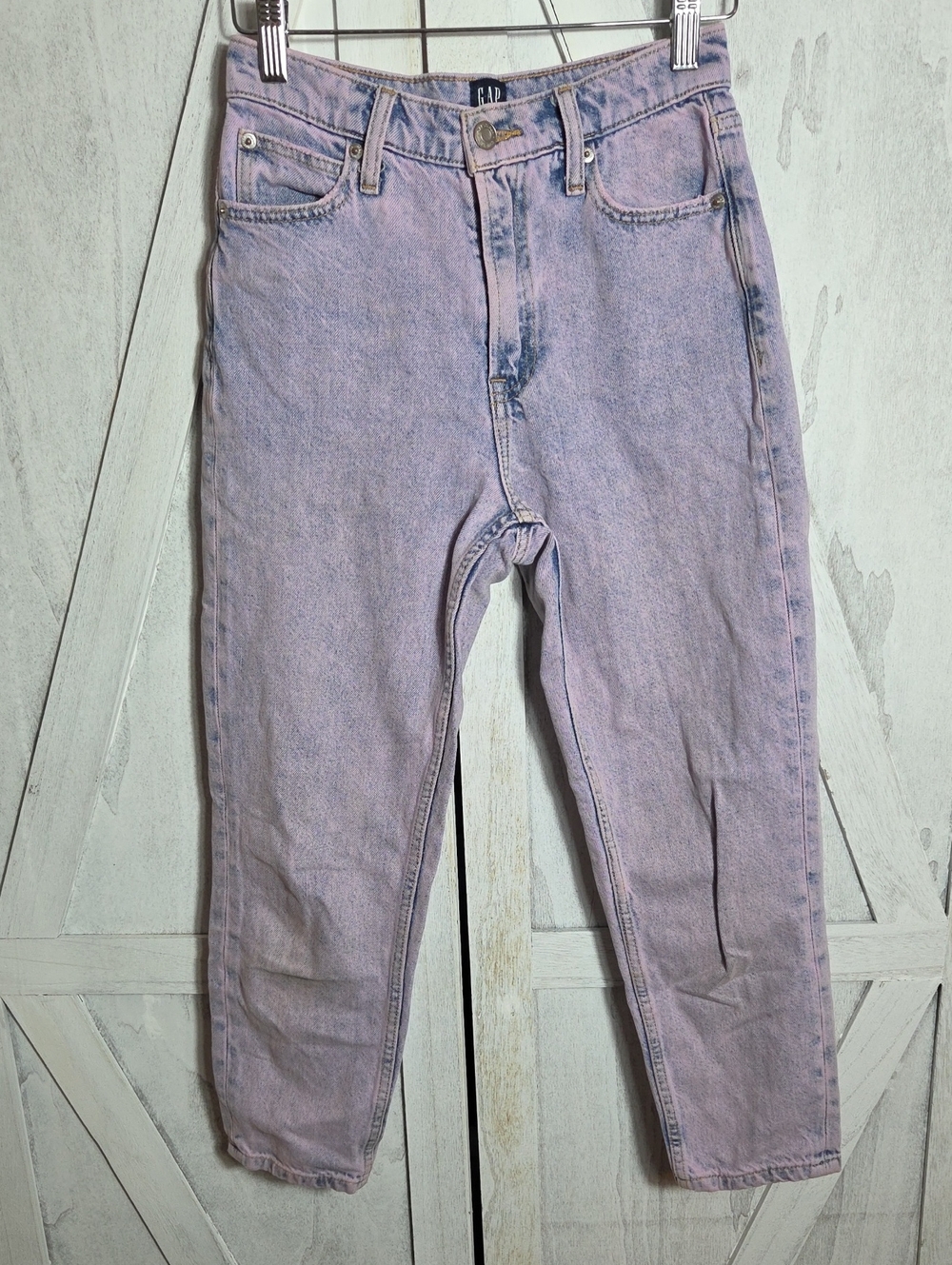 GAP Denim 100% Cotton Pink Mom Jeans Size 24P